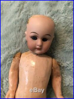 Antique S & H Simon & Halbig 8 Doll 1079 Sleep Eyes Bisque Head, Compo Body