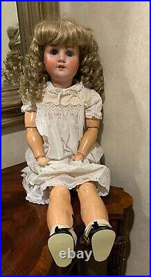 Antique Schoenau & Hoffmeister SH Star PB 914 13 Large Bisque Doll Germany 30