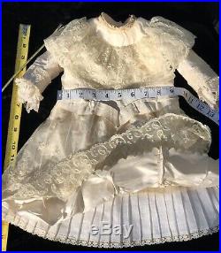 Antique Silk 5pc outfit for Antique French or German 28 Doll BRU Jumeau Kestner