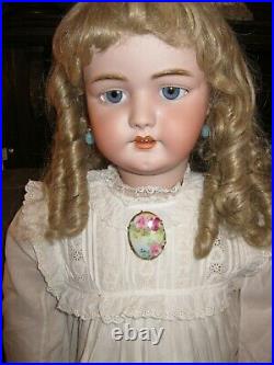 Antique Simon Halbig 1079 Dep Bisque Head Life Size 33 Doll For French Market