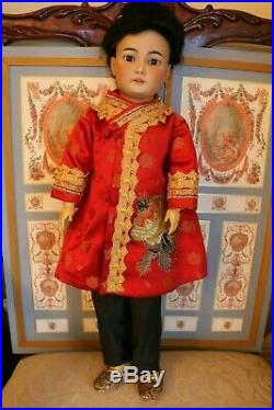 Antique Simon & Halbig 1329 Asian Doll German Bisque Doll 20 IN Antique Doll