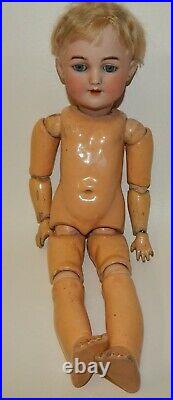 Antique Simon & Halbig 16 Santa Bisque 1249 Doll with Ball Joint Body Germany