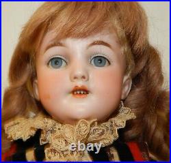 Antique Simon & Halbig 16 Santa Bisque 1249 Doll with Ball Joint Body Germany