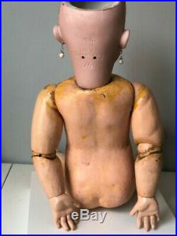 Antique Simon & Halbig Bisque Head 27 Doll 1079 14 with Jumeau composition body