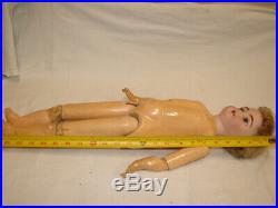 Antique Simon & Halbig German Bisque Head Doll Composition & Wood Jointed Body