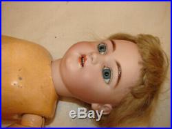 Antique Simon & Halbig German Bisque Head Doll Composition & Wood Jointed Body