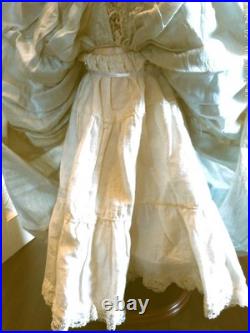 Antique Simon & Halbig K&R Bisque Doll 18 Human Hair Antique Dress Compo Body Antique Simon & Halbig K&R Bisque Doll 18 Human Hair Antique Dress Compo Body