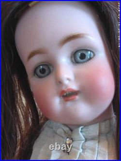 Antique Simon & Halbig K&R Bisque Doll 18 Human Hair Antique Dress Compo Body Antique Simon & Halbig K&R Bisque Doll 18 Human Hair Antique Dress Compo Body
