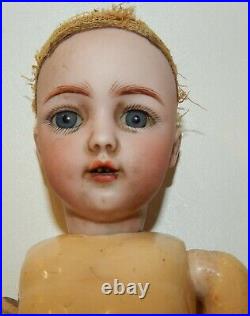 Antique Simon and Halbig 1279 Bisque Doll Head on Composition Body 11 Germany