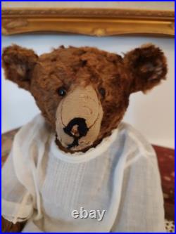 Antique Teddy Bear 15 German Long Nose Well Loved Antique Teddy Bear 15 German Long Nose Well Loved