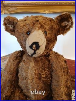 Antique Teddy Bear 15 German Long Nose Well Loved