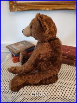 Antique Teddy Bear 15 German Long Nose Well Loved