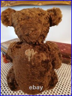 Antique Teddy Bear 15 German Long Nose Well Loved