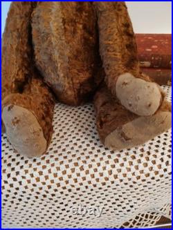 Antique Teddy Bear 15 German Long Nose Well Loved