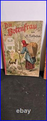 Antique/VTG 2 German 1 Caroline In Europe 1960s Die Botenfrau 1880s Great Vtg Antique/VTG 2 German 1 Caroline In Europe 1960s Die Botenfrau 1880s Great Vtg