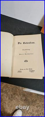 Antique/VTG 2 German 1 Caroline In Europe 1960s Die Botenfrau 1880s Great Vtg