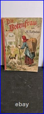 Antique/VTG 2 German 1 Caroline In Europe 1960s Die Botenfrau 1880s Great Vtg