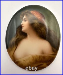 Antique VTG Exquisite German Porcelain Hand Painted Miniature Signed Wagner