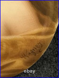 Antique VTG Exquisite German Porcelain Hand Painted Miniature Signed Wagner