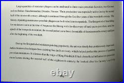 Antique VTG Exquisite German Porcelain Hand Painted Miniature Signed Wagner