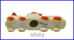 Antique VTG German Bisque Porcelain Miniature Santa Elf Christmas Train Figurine
