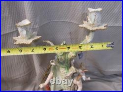 Antique Victorian German Porcelain 2 Candle Candelabra