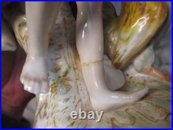 Antique Victorian German Porcelain 2 Candle Candelabra Antique Victorian German Porcelain 2 Candle Candelabra
