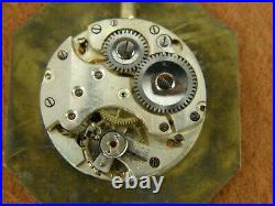 Antique Victorian German Sterling Silver 935 Nude Erotica Enamel Pocket Watch