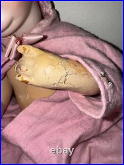 Antique Vintage 1912 JDK German Bisque 16 Sleep Eye Baby Doll Antique Vintage 1912 JDK German Bisque 16 Sleep Eye Baby Doll