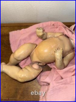 Antique Vintage 1912 JDK German Bisque 16 Sleep Eye Baby Doll Antique Vintage 1912 JDK German Bisque 16 Sleep Eye Baby Doll