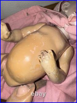 Antique Vintage 1912 JDK German Bisque 16 Sleep Eye Baby Doll Antique Vintage 1912 JDK German Bisque 16 Sleep Eye Baby Doll