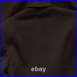 Antique Vintage 1930s German Work Men's Two Piece Brown Winter Wool Suit