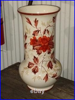 Antique Vintage 19th c. German Pottery Umbrella Stand Floor Vase RARE HTF Antique Vintage 19th c. German Pottery Umbrella Stand Floor Vase RARE HTF