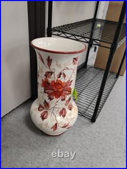 Antique Vintage 19th c. German Pottery Umbrella Stand Floor Vase RARE HTF Antique Vintage 19th c. German Pottery Umbrella Stand Floor Vase RARE HTF