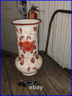 Antique Vintage 19th c. German Pottery Umbrella Stand Floor Vase RARE HTF Antique Vintage 19th c. German Pottery Umbrella Stand Floor Vase RARE HTF