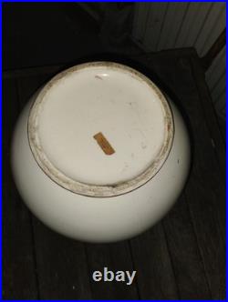Antique Vintage 19th c. German Pottery Umbrella Stand Floor Vase RARE HTF Antique Vintage 19th c. German Pottery Umbrella Stand Floor Vase RARE HTF