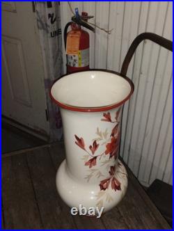 Antique Vintage 19th c. German Pottery Umbrella Stand Floor Vase RARE HTF Antique Vintage 19th c. German Pottery Umbrella Stand Floor Vase RARE HTF