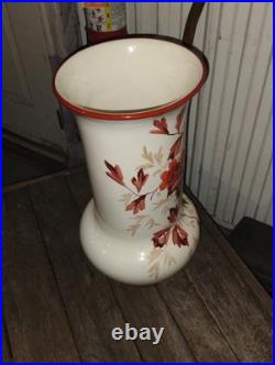 Antique Vintage 19th c. German Pottery Umbrella Stand Floor Vase RARE HTF Antique Vintage 19th c. German Pottery Umbrella Stand Floor Vase RARE HTF