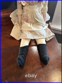 Antique Vintage Armand Marseille Alma German Bisque Doll 25 Glass Eyes & Teeth