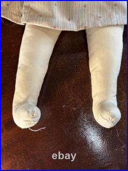 Antique Vintage Armand Marseille Alma German Bisque Doll 25 Glass Eyes & Teeth