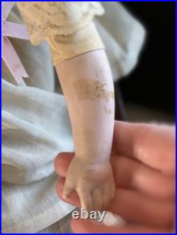 Antique Vintage Armand Marseille Alma German Bisque Doll 25 Glass Eyes & Teeth