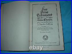 Antique Vintage Book The New Testament by D Martin Luthers 1800's RARE In German