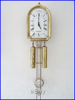 Antique Vintage GERMAN Hermle Comtoise Wall Clock (Mauthe Junghans Kienzle era)