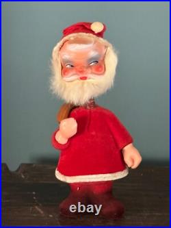 Antique Vintage GERMAN SANTA CLAUS Bobble Head CANDY CONTAINER 10