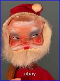 Antique Vintage GERMAN SANTA CLAUS Bobble Head CANDY CONTAINER 10