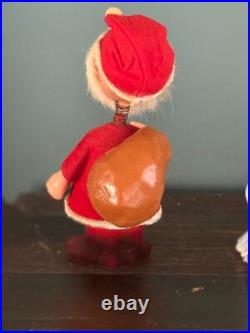 Antique Vintage GERMAN SANTA CLAUS Bobble Head CANDY CONTAINER 10