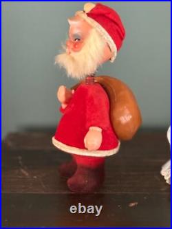 Antique Vintage GERMAN SANTA CLAUS Bobble Head CANDY CONTAINER 10