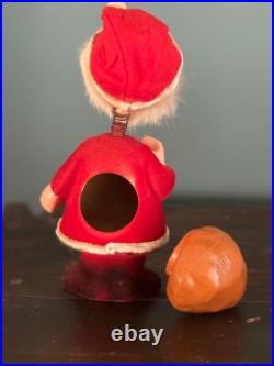 Antique Vintage GERMAN SANTA CLAUS Bobble Head CANDY CONTAINER 10