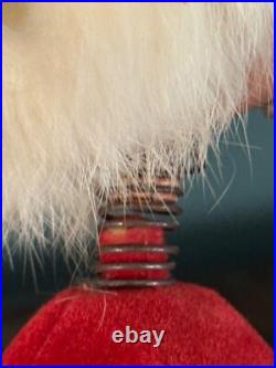 Antique Vintage GERMAN SANTA CLAUS Bobble Head CANDY CONTAINER 10