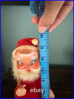 Antique Vintage GERMAN SANTA CLAUS Bobble Head CANDY CONTAINER 10